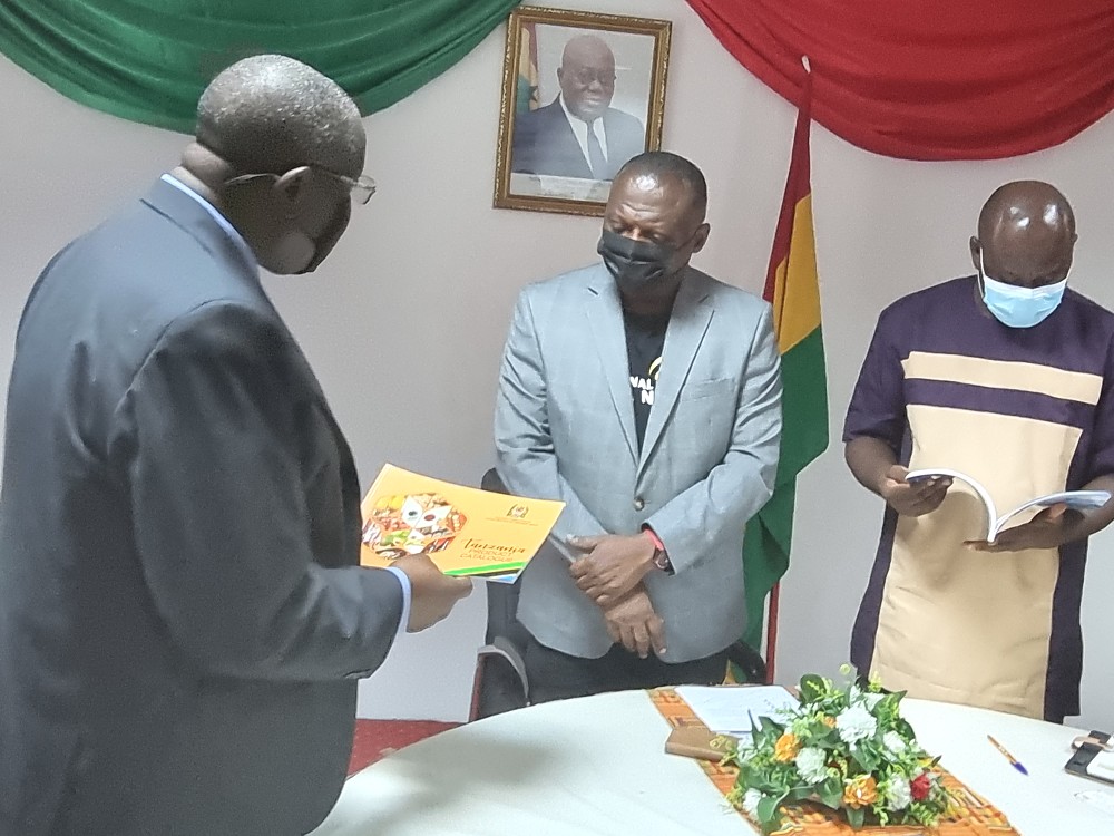 H. E. Dr Benson Alfred Bana and Mr Clement Osei- Amoako, President GNCCI