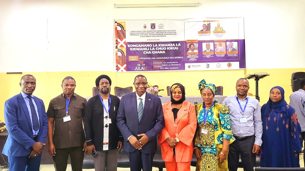 Conference participants from Tanzania