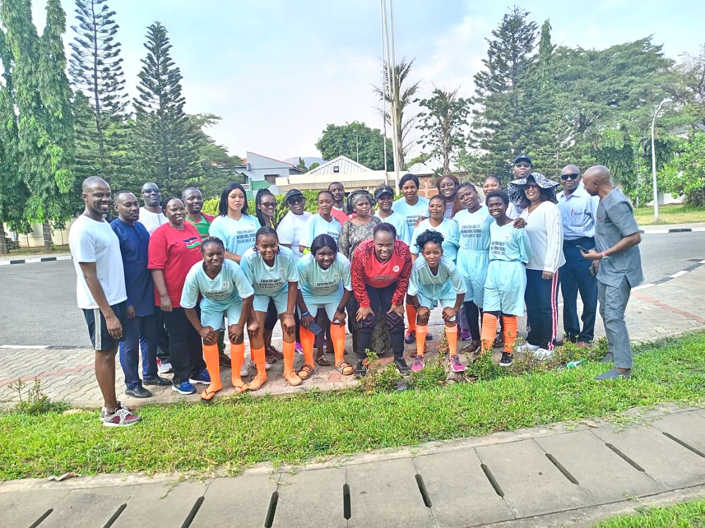 EAC Team with Her Excellency,  Ambassador of Burundi, Chairperson of EAC Group in Abuja.