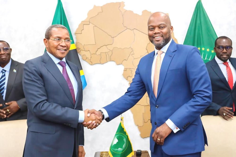 H. E. Dr. Jakaya Mrisho Kikwete and H. E. Wamkele Mene