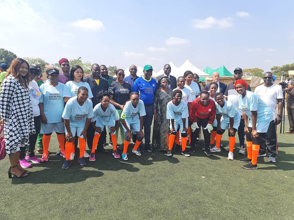 EAC Team with the Honourable Minister of Youth and Sports Development.