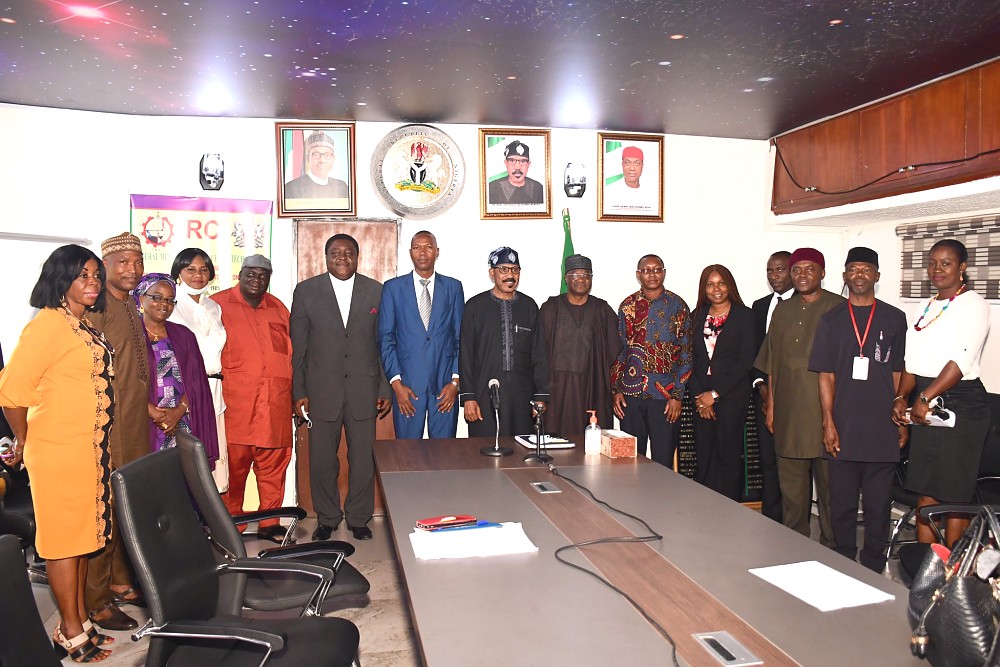 The Honourable Minister, COSTECH Delegation, NOTAP Officials, Tanzania High Commission representatives and Senior Official at the Ministry of Science and Technology, Abuja-Nigeria.