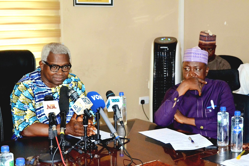 Mr. Osita Okechukwu, the DG of VON addressing the meeting.