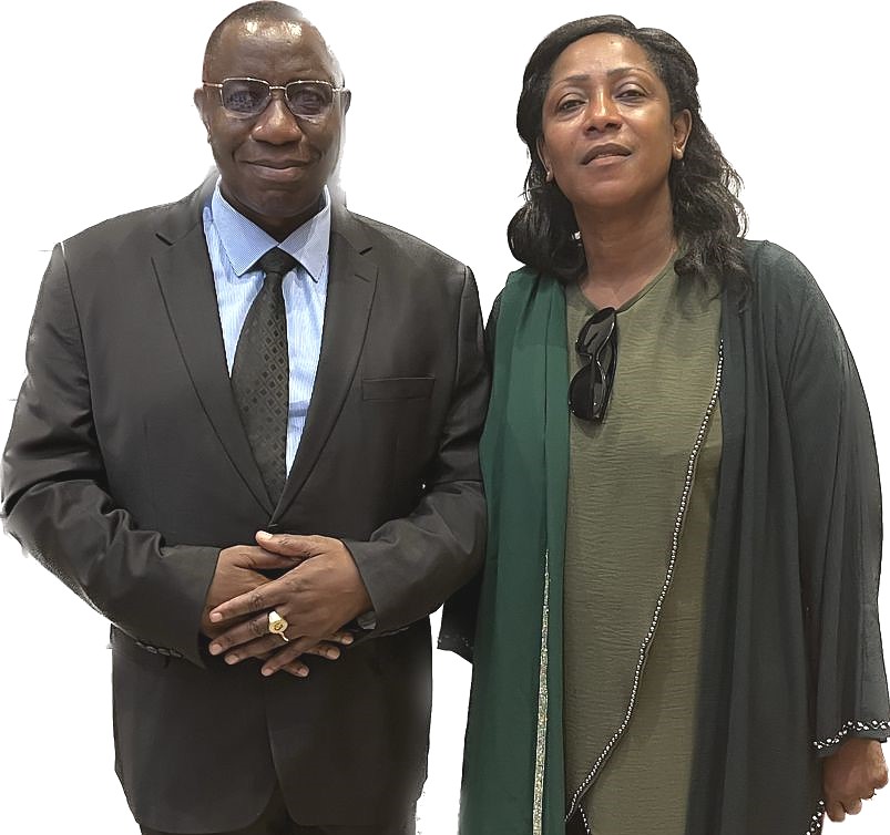 H. E. Dr. Benson Alfred Bana and Mrs. Patricia Laverley, Country Manager (Tanzania), AfDB Group