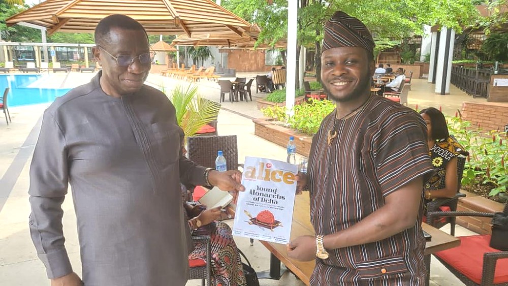 H. E. Dr. Benson Alfred Bana and Mr. Nwachukwu Kingsley